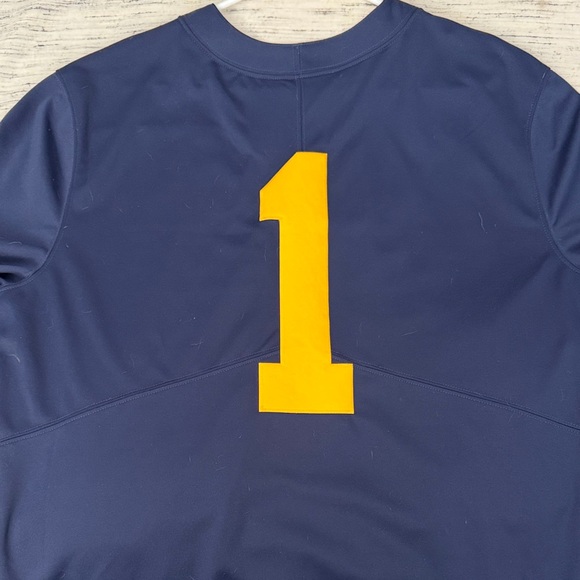 Jordan Men's Nike Vapor Michigan Authentic Jersey - Picture 4 of 4